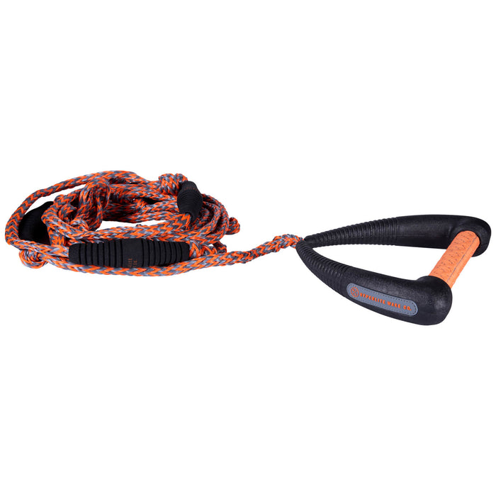 Hyperlite 25' Pro Surf Rope Black/Orange 2023