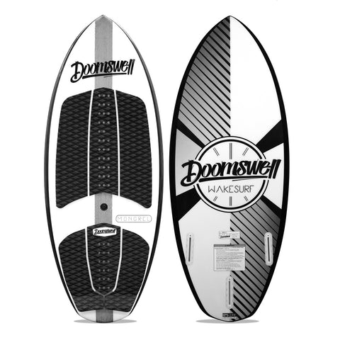 Doomswell Mongrel Wakesurf Board Black/White 2021